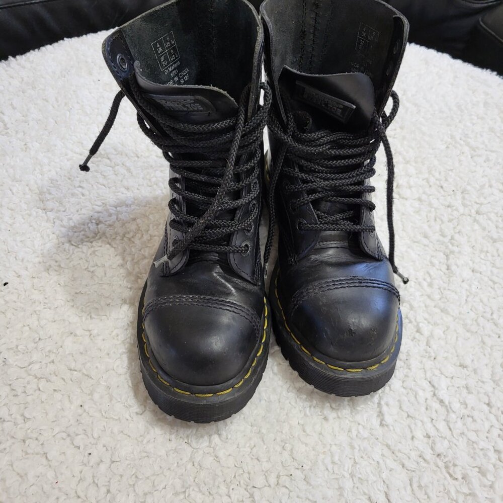 Dr Marten Air Wair Steel Toe Boots  Mens size 5 womens size 6  eu 37